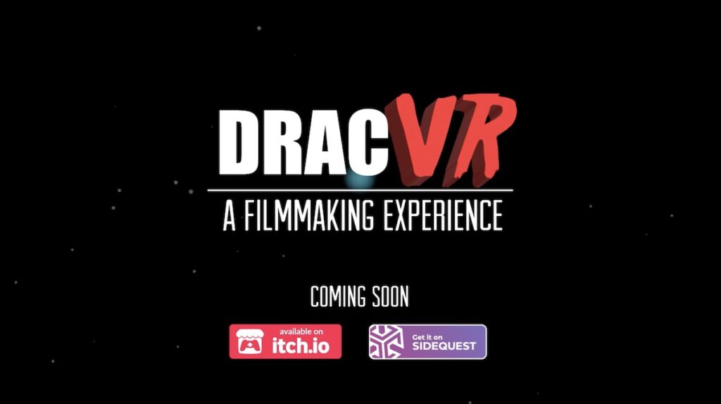 DracVR Coming Soon splash screen